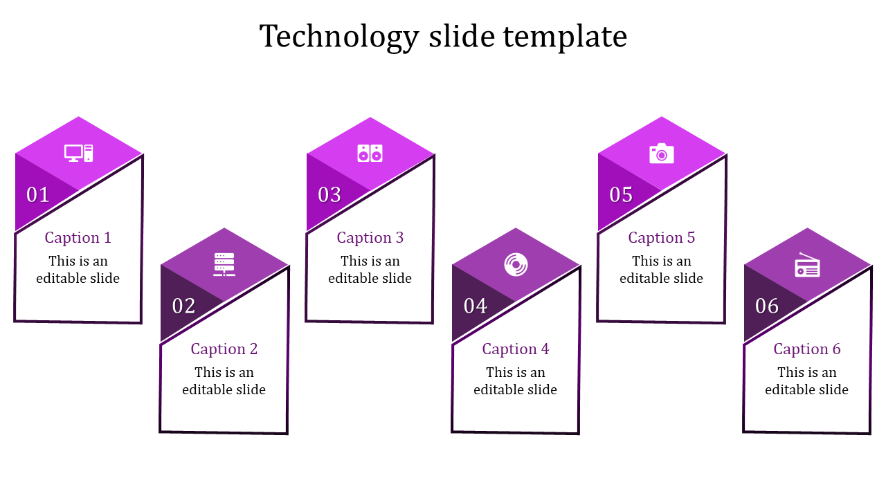 Amazing Technology Slide Template Presentation Design